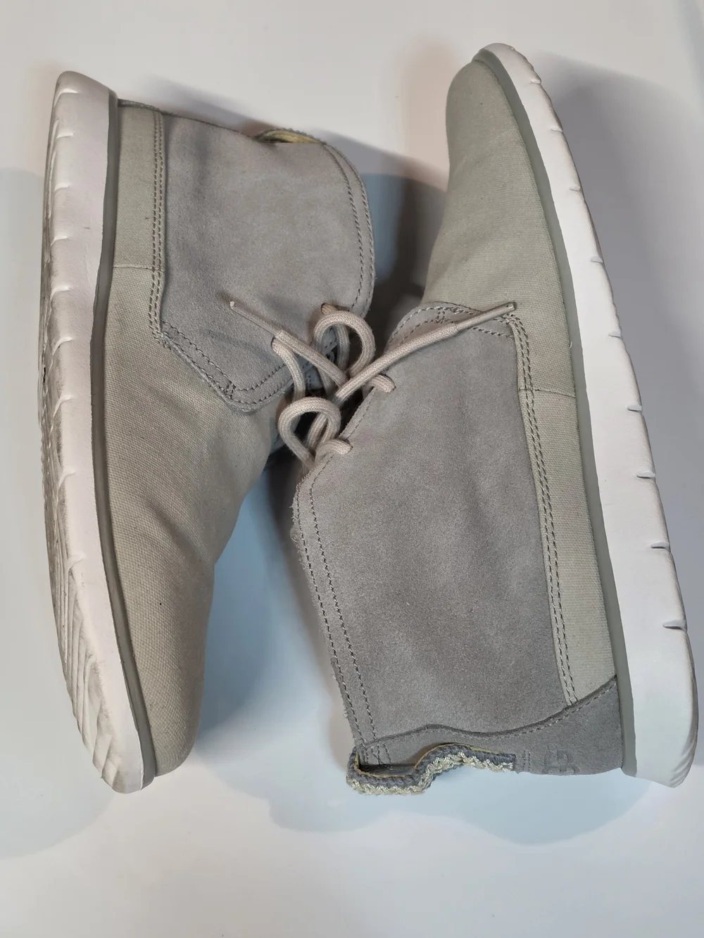 UGG Freaman Canvas Chukka Boots in Gray